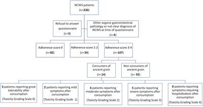 Potential tolerability of ancient grains in non-celiac wheat sensitivity patients: A preliminary evaluation